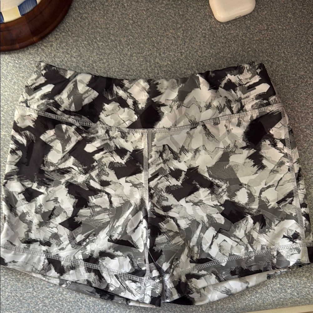 Stylish Black and Gray Women's Shorts